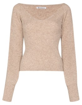 Heart V-neck jumper