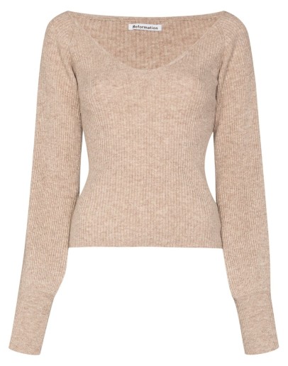 Heart V-neck jumper