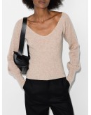 Heart V-neck jumper