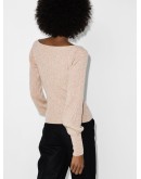 Heart V-neck jumper