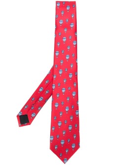 hot air balloon silk tie