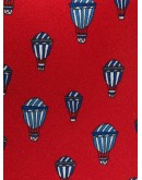 hot air balloon silk tie