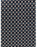 geometric silk tie