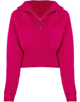 La maille Olive half-zip jumper
