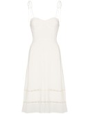 Ronan lace trim midi dress