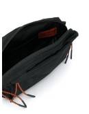 stylized logo shoulder bag