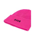 embroidered ribbed beanie