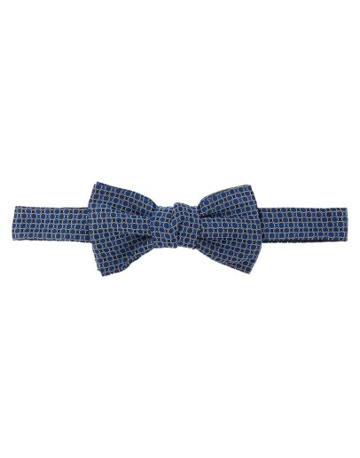 circle pattern bow tie
