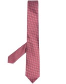 pointed silk tie