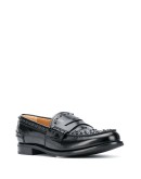 stud-embellished slip-on loafers