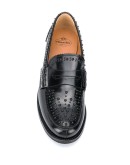 stud-embellished slip-on loafers