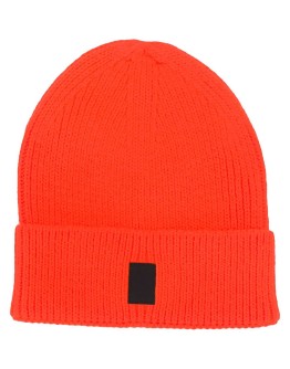cross logo patch beanie