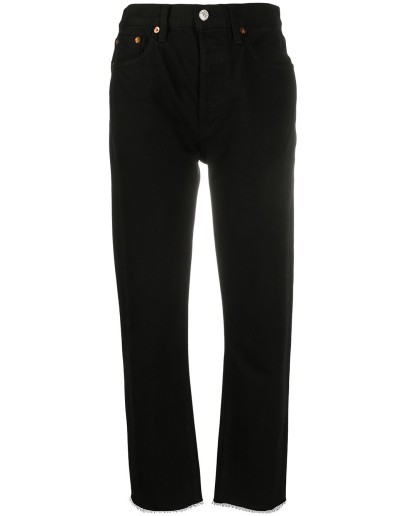 high rise pipe jeans