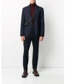 striped straight-leg trousers