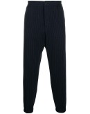 striped straight-leg trousers