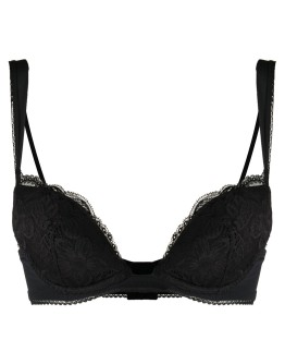 floral lace embroidered bra