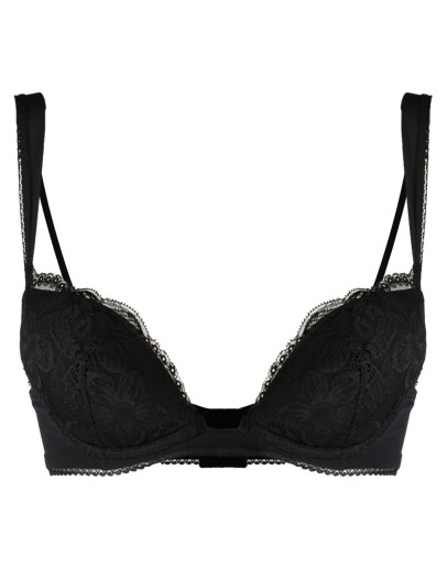 floral lace embroidered bra