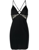 lace panel cut-out detail slip