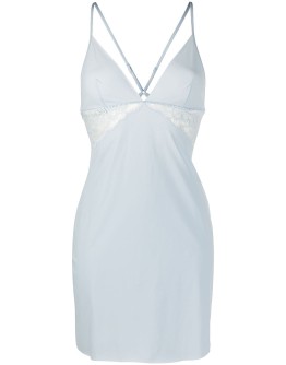 lace panel cut-out detail slip