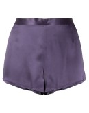 elasticated waist silk pyjama shorts