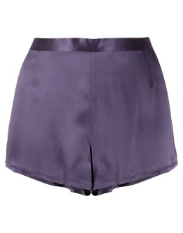 elasticated waist silk pyjama shorts