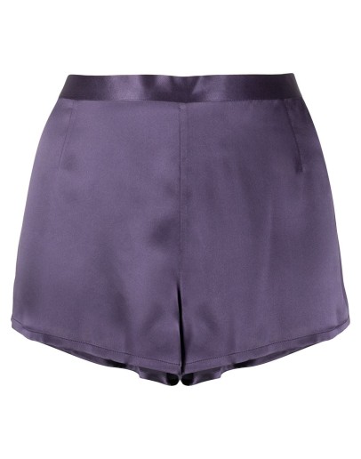 elasticated waist silk pyjama shorts