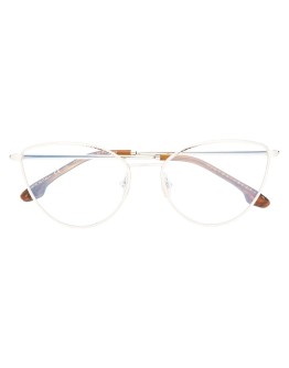 cat-eye frame clear lens sunglasses