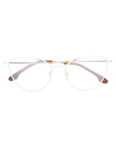 cat-eye frame clear lens sunglasses