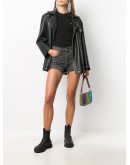 ripped hem shorts