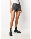 ripped hem shorts