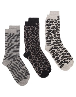 animal-print sock set