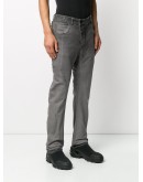 grey wash bootcut jeans