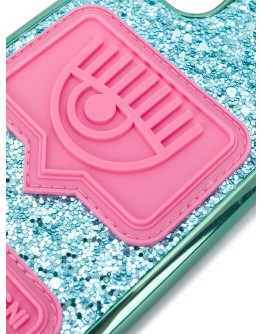 Eyelike glittered iPhone 11 case