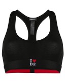 I Heart D2 sports bra