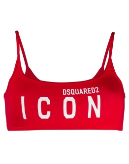 Icon print bra