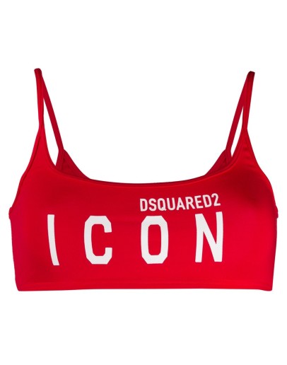 Icon print bra
