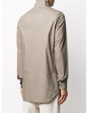 funnel-neck long sleeve shirt