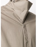 funnel-neck long sleeve shirt