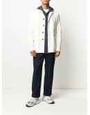 check hooded shirt