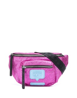 Eyelike glittered belt bag
