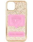 Eyelike glittered iPhone 11 case