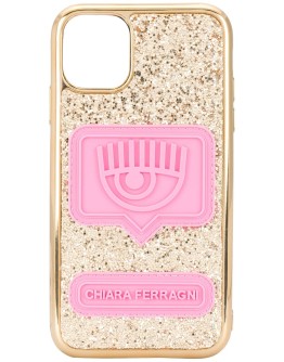Eyelike glittered iPhone 11 case