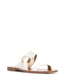 leather strap flip flops 