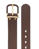   calf leather buckle belt  