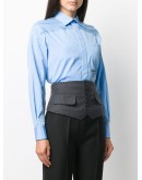 buttoned waist belt