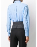 buttoned waist belt