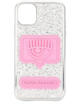 Eyelike glittered iPhone 11 case