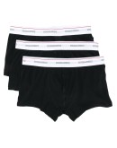 three-pack logo boxers
