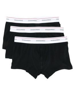 three-pack logo boxers