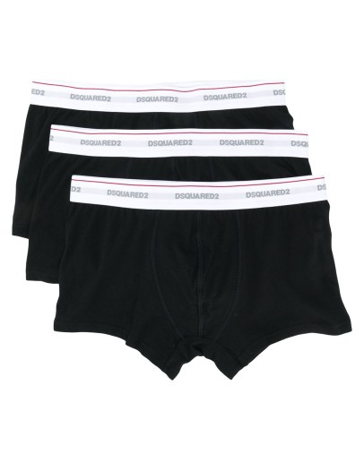 three-pack logo boxers